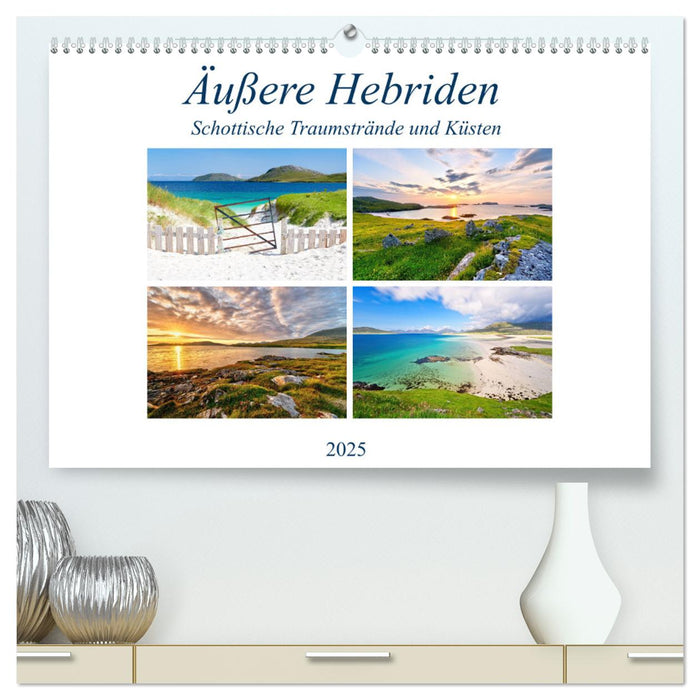 Äußere Hebriden - Schottische Traumstrände und Küsten (CALVENDO Premium Wandkalender 2025)