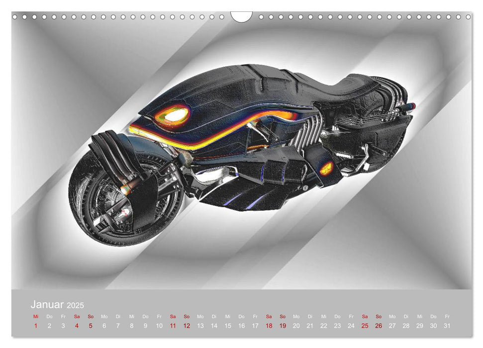 Fantasy Bikes (CALVENDO Wandkalender 2025)