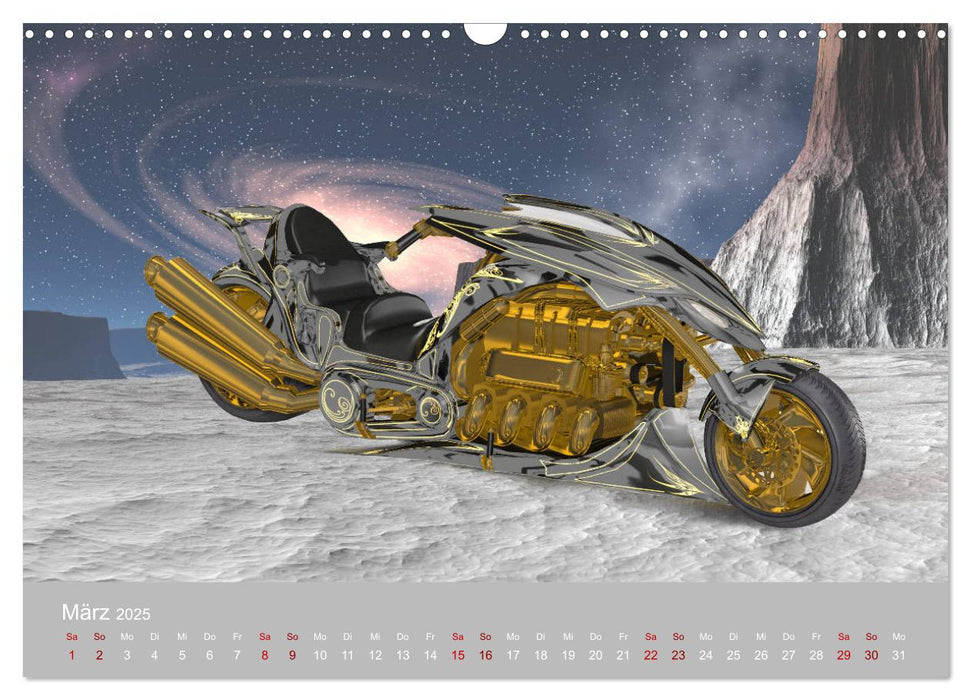 Fantasy Bikes (CALVENDO Wandkalender 2025)