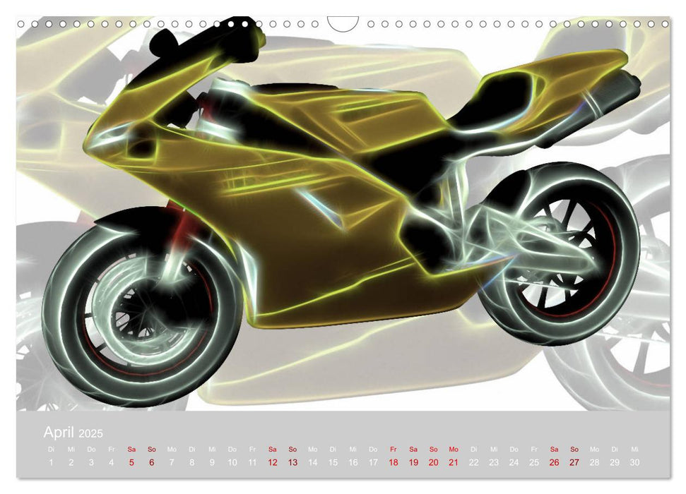 Fantasy Bikes (CALVENDO Wandkalender 2025)