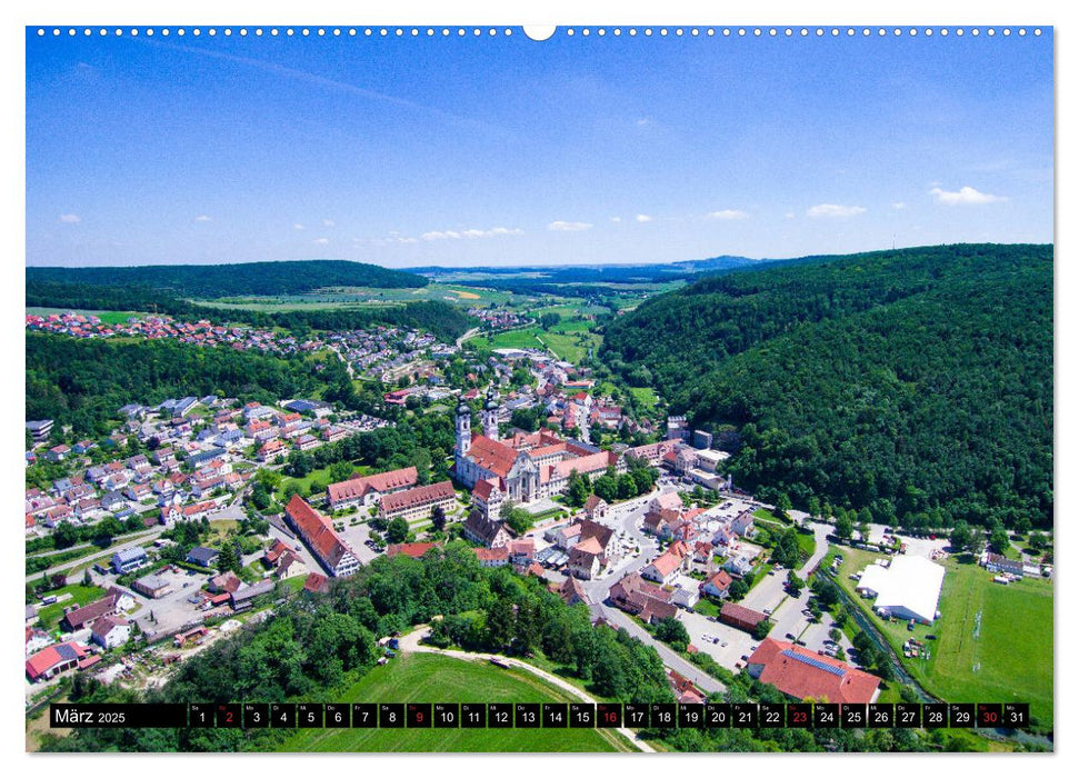 Ausblicke - Baden-Württemberg von Oben (CALVENDO Wandkalender 2025)