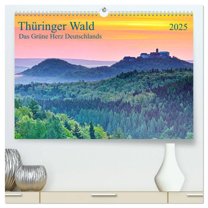 Thüringer Wald Das Grüne Herz Deutschlands (CALVENDO Premium Wandkalender 2025)