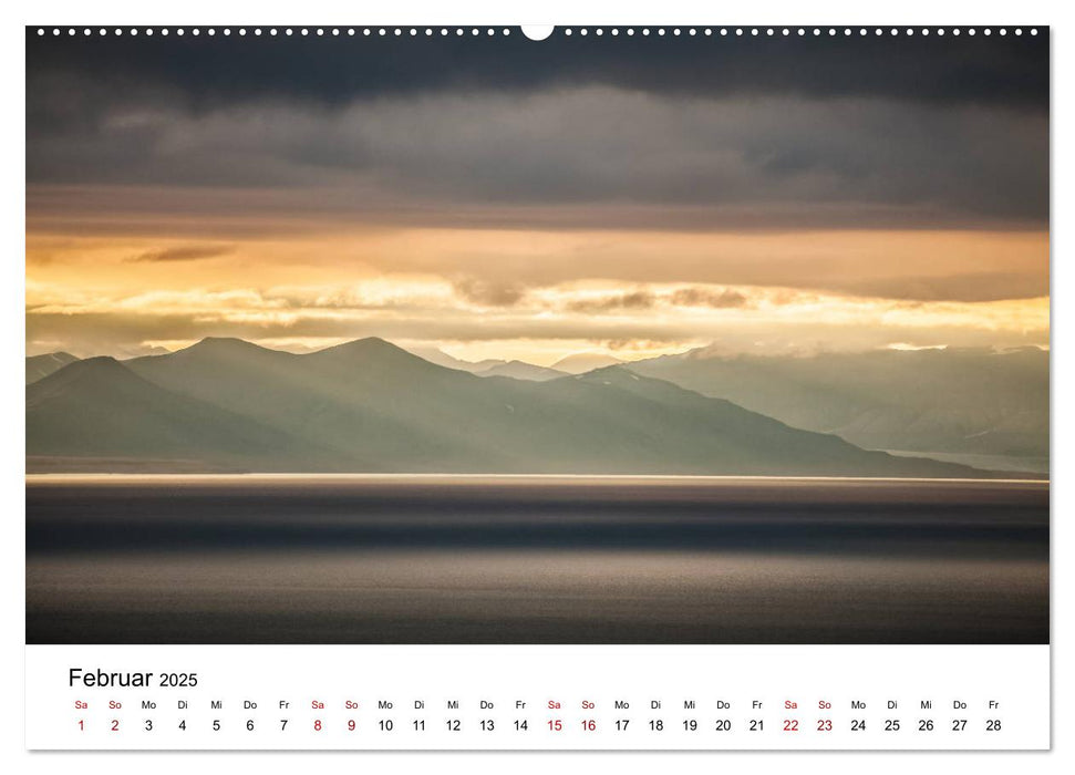 Spitzbergenkalender (CALVENDO Premium Wandkalender 2025)