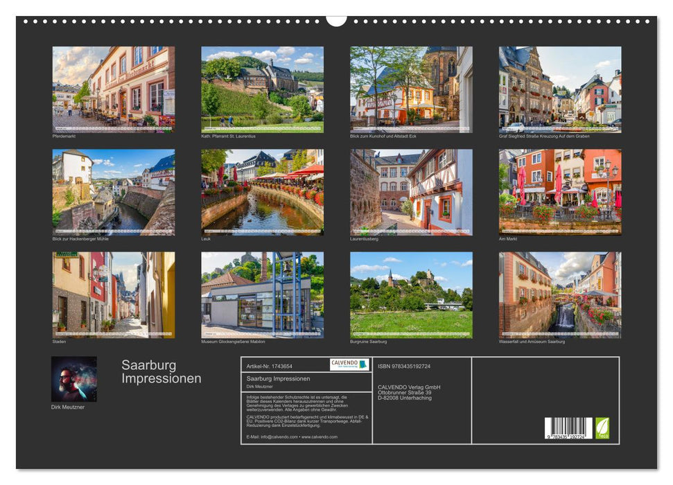 Saarburg Impressionen (CALVENDO Wandkalender 2025)