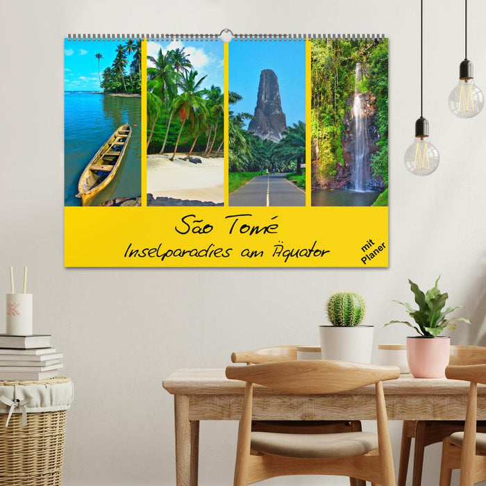 São Tomé - Inselparadies am Äquator (CALVENDO Wandkalender 2025)