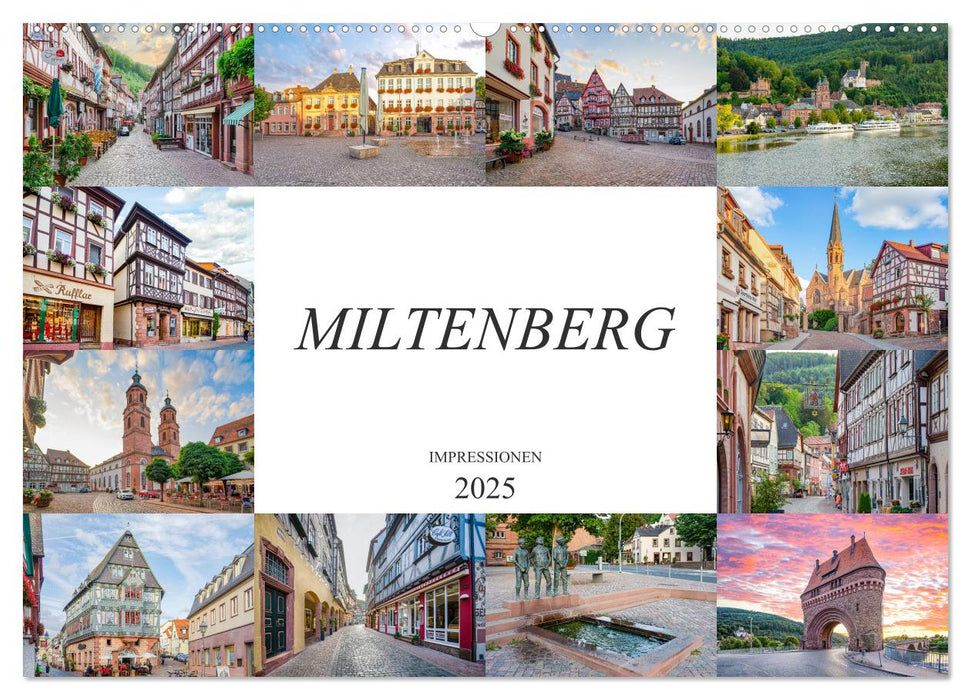 Miltenberg Impressionen (CALVENDO Wandkalender 2025)