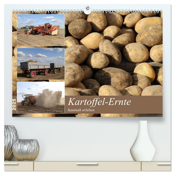 Kartoffel-Ernte - hautnah erleben (CALVENDO Premium Wandkalender 2025)