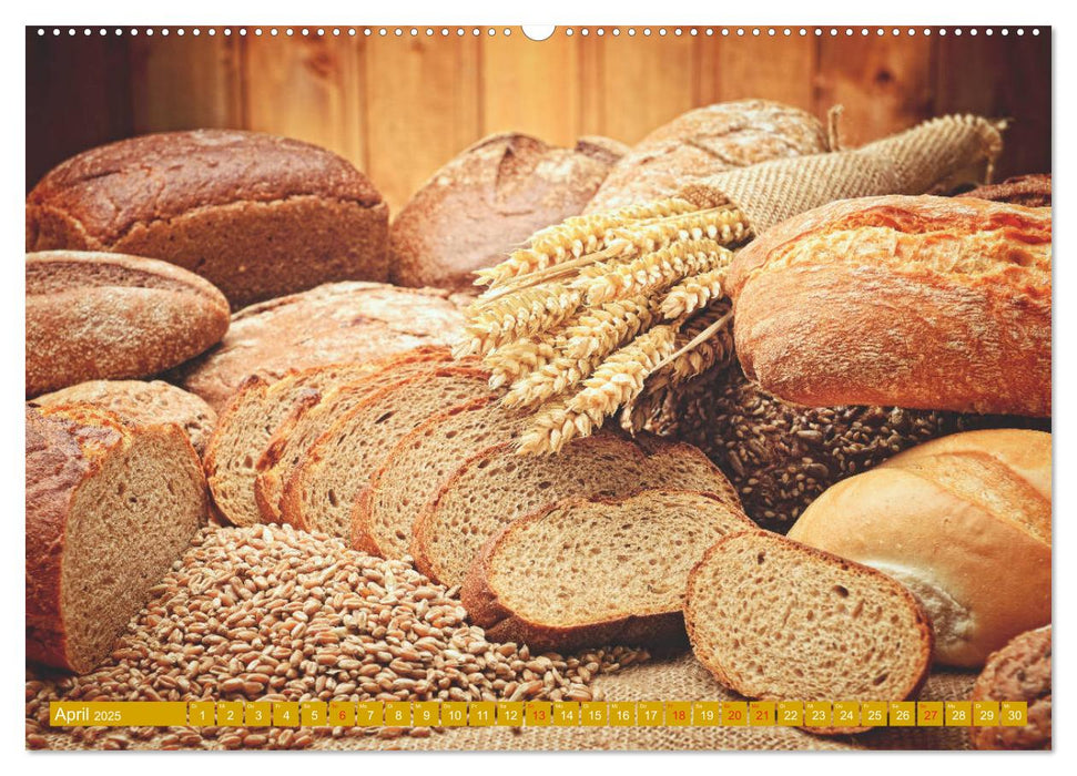 Brot und Gebäck. Feines aus der Backstube (CALVENDO Premium Wandkalender 2025)