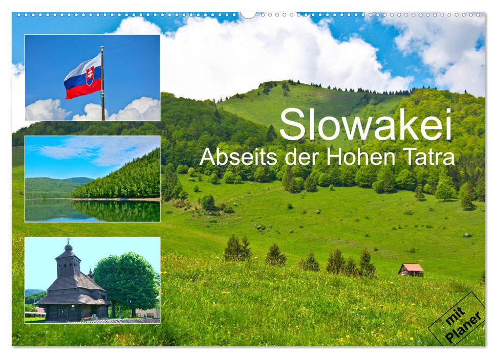 Slowakei - Abseits der Hohen Tatra (CALVENDO Wandkalender 2025)