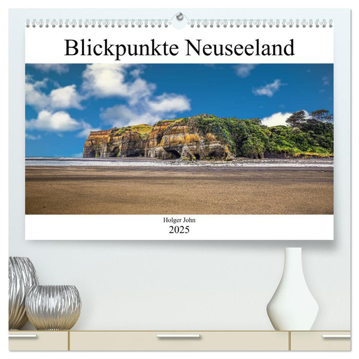 Blickpunkte Neuseeland (CALVENDO Premium Wandkalender 2025)