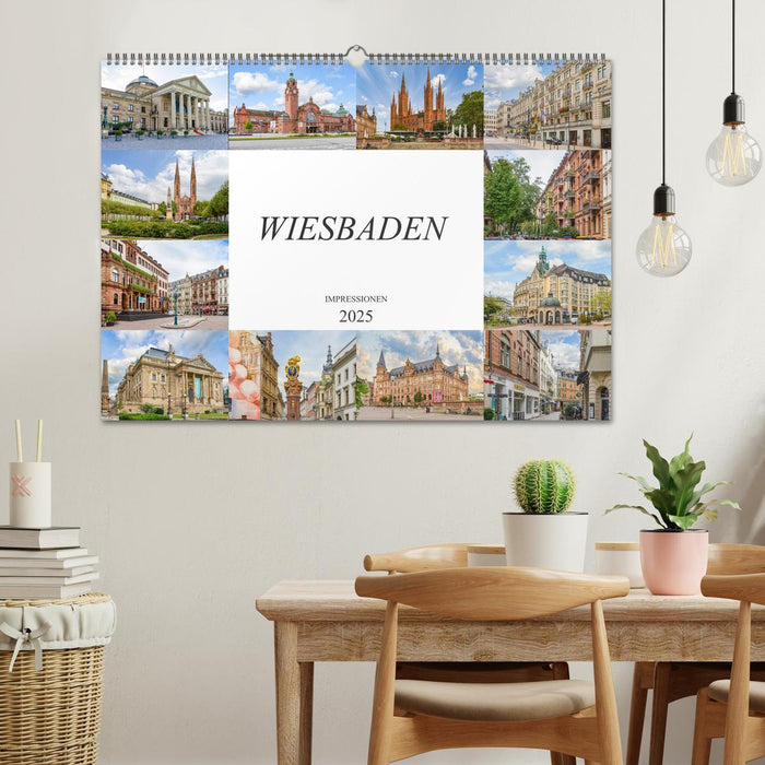 Wiesbaden Impressionen (CALVENDO Wandkalender 2025)