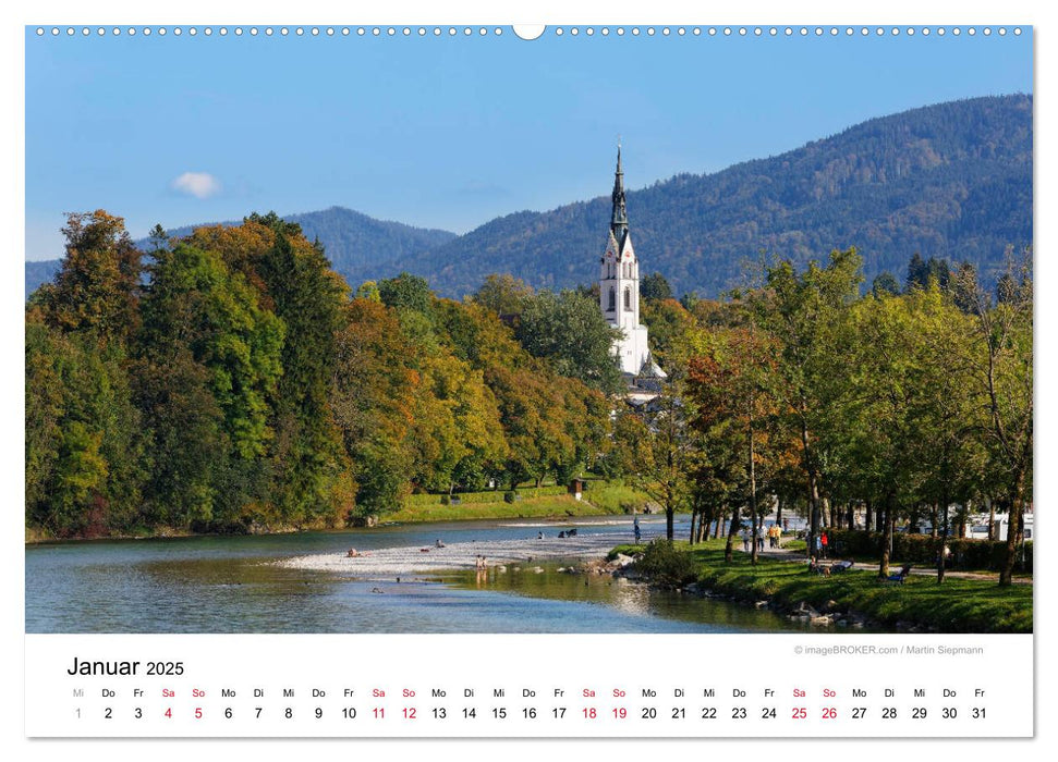 Bad Tölz - Perle an der Isar (CALVENDO Premium Wandkalender 2025)