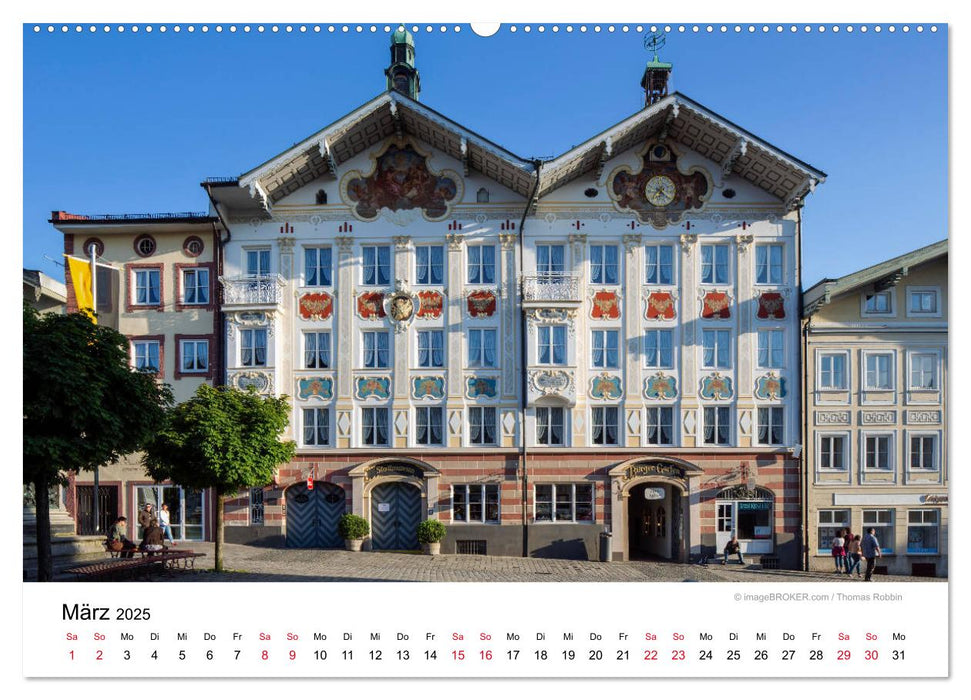 Bad Tölz - Perle an der Isar (CALVENDO Premium Wandkalender 2025)