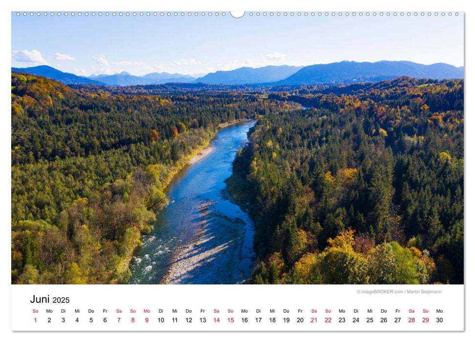 Bad Tölz - Perle an der Isar (CALVENDO Premium Wandkalender 2025)