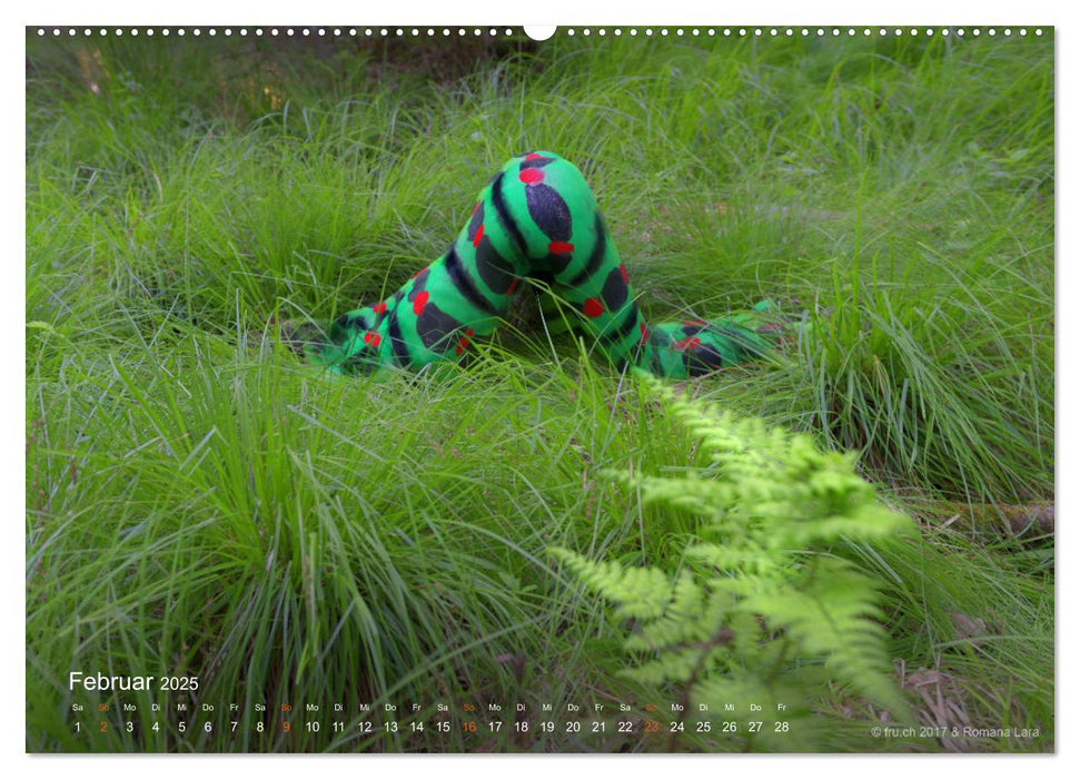 Bodypainting BESTIARIUM (CALVENDO Premium Wandkalender 2025)