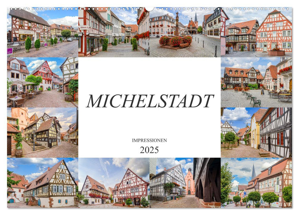 Michelstadt Impressionen (CALVENDO Wandkalender 2025)