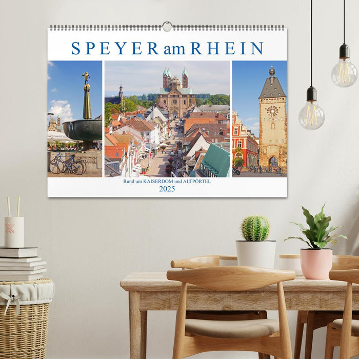 Speyer am Rhein. Rund um Kaiserdom und Altpörtel (CALVENDO Wandkalender 2025)