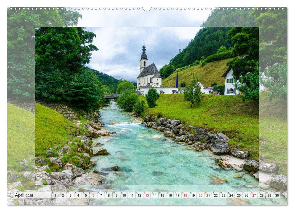 Natur erleben im Berchtesgadener Land (CALVENDO Wandkalender 2025)