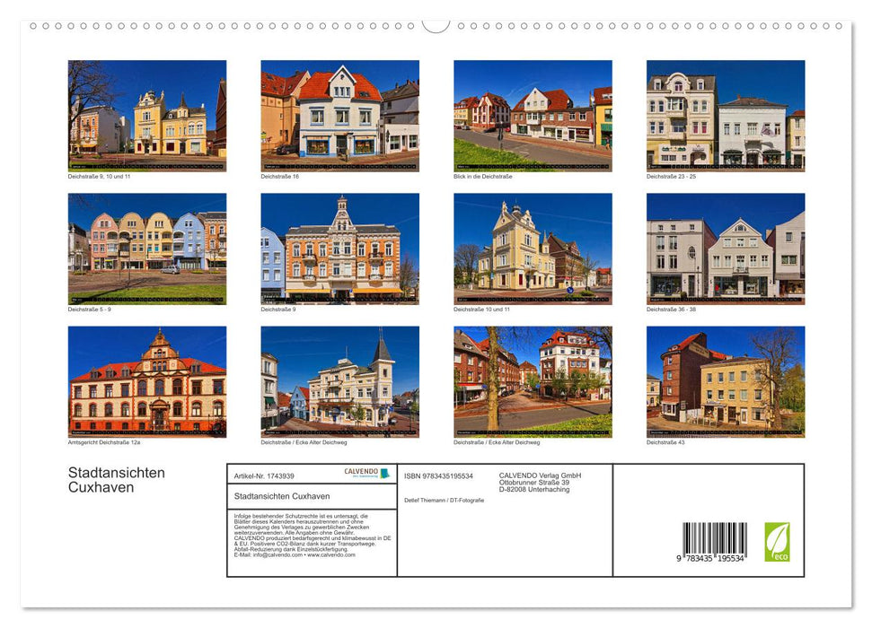 Stadtansichten Cuxhaven (CALVENDO Premium Wandkalender 2025)