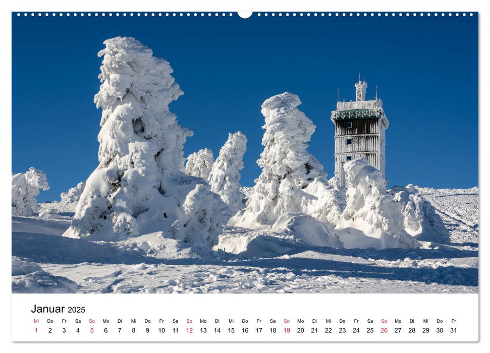 Deutschlands Landschaften - Vom Meer bis zu den Alpen (CALVENDO Premium Wandkalender 2025)