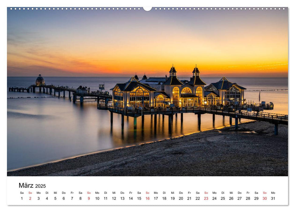 Deutschlands Landschaften - Vom Meer bis zu den Alpen (CALVENDO Premium Wandkalender 2025)