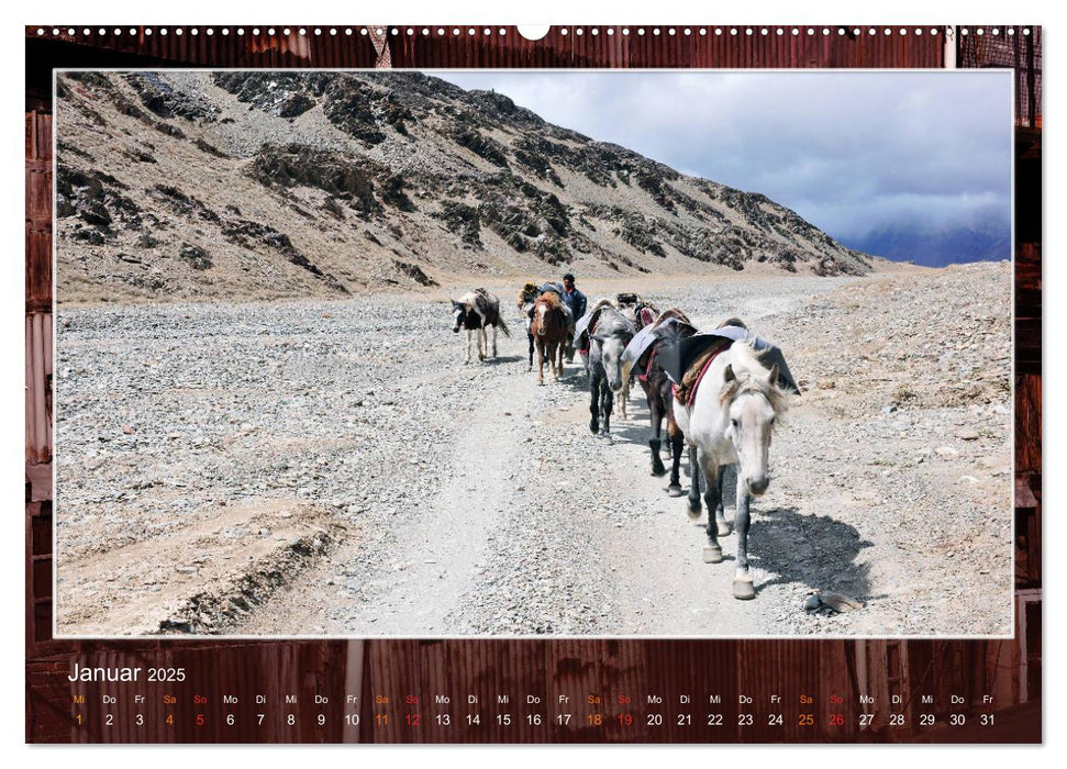 Himachal Pradesh - Lahaul, Sangla, Spiti Valley (CALVENDO Premium Wandkalender 2025)