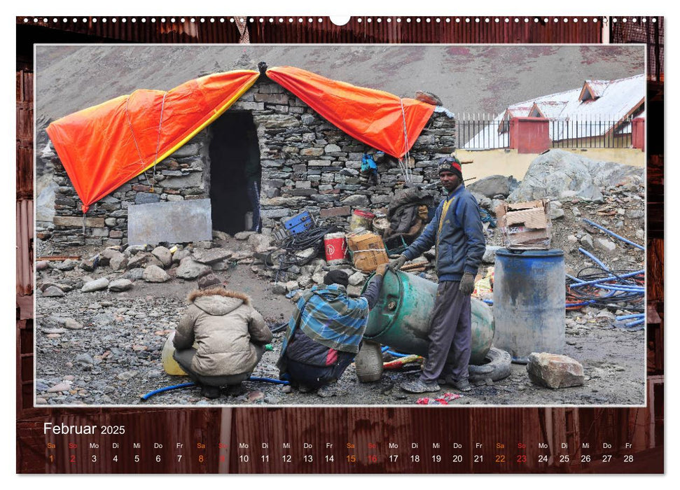 Himachal Pradesh - Lahaul, Sangla, Spiti Valley (CALVENDO Premium Wandkalender 2025)