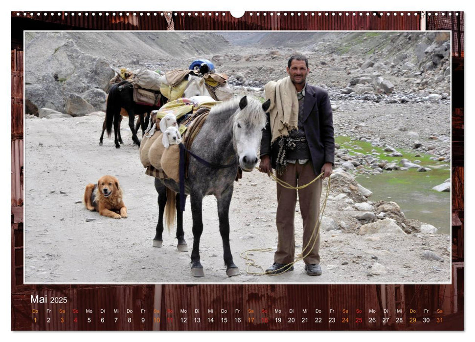 Himachal Pradesh - Lahaul, Sangla, Spiti Valley (CALVENDO Premium Wandkalender 2025)