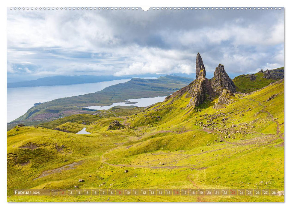 Von den Highlands zu den Hebriden (CALVENDO Wandkalender 2025)