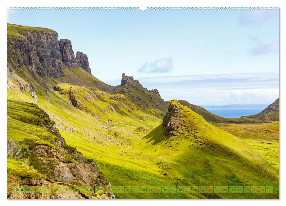 Von den Highlands zu den Hebriden (CALVENDO Wandkalender 2025)