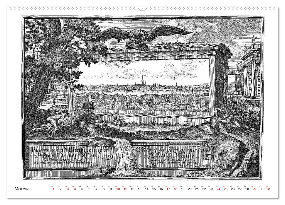 TU FELIX AUSTRIA - Wien in alten Ansichten (CALVENDO Wandkalender 2025)