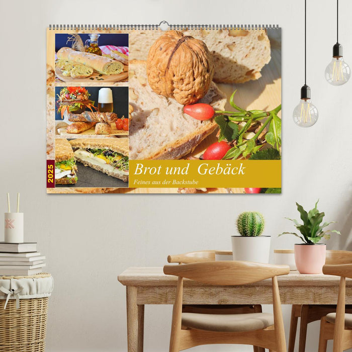 Brot und Gebäck. Feines aus der Backstube (CALVENDO Wandkalender 2025)