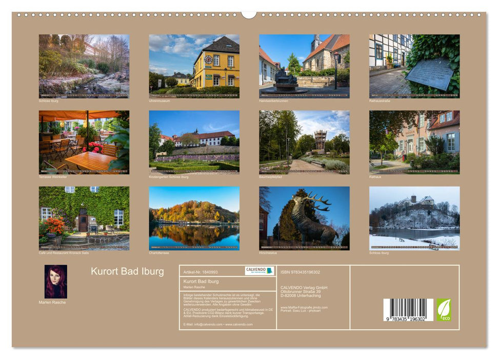 Kurort Bad Iburg (CALVENDO Premium Wandkalender 2025)