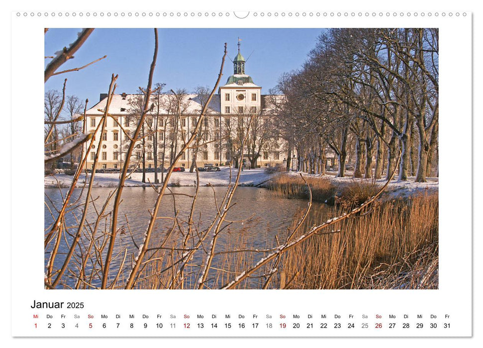 Schleswig und die Schlei - von Schloss Gottorf bis Schleimünde (CALVENDO Premium Wandkalender 2025)