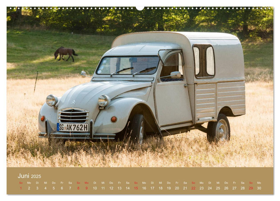 Kasten - Ente Citroën 2 CV AK 400 (CALVENDO Premium Wandkalender 2025)