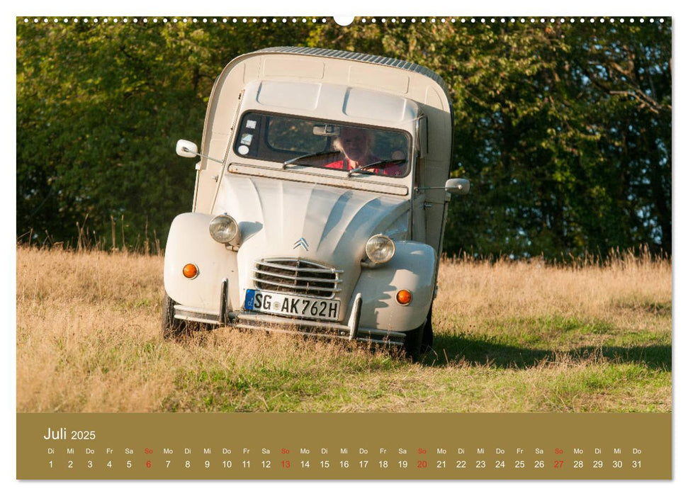 Kasten - Ente Citroën 2 CV AK 400 (CALVENDO Premium Wandkalender 2025)