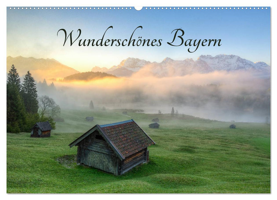 Wunderschönes Bayern (CALVENDO Wandkalender 2025)