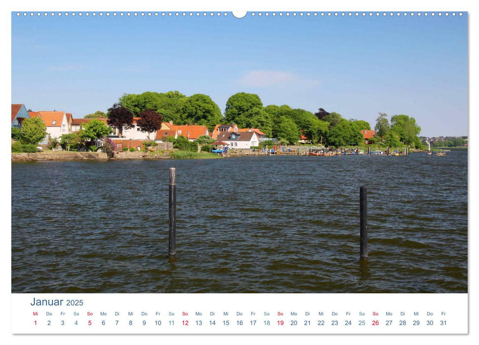 Der Holm 2025. Historische Fischersiedlung in Schleswig (CALVENDO Premium Wandkalender 2025)