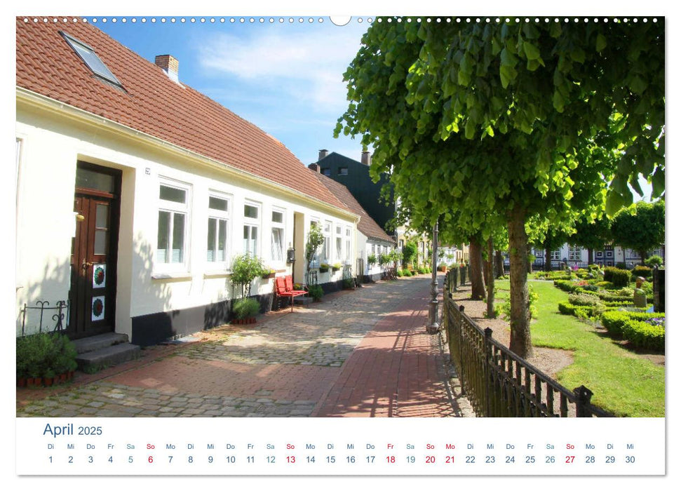 Der Holm 2025. Historische Fischersiedlung in Schleswig (CALVENDO Premium Wandkalender 2025)