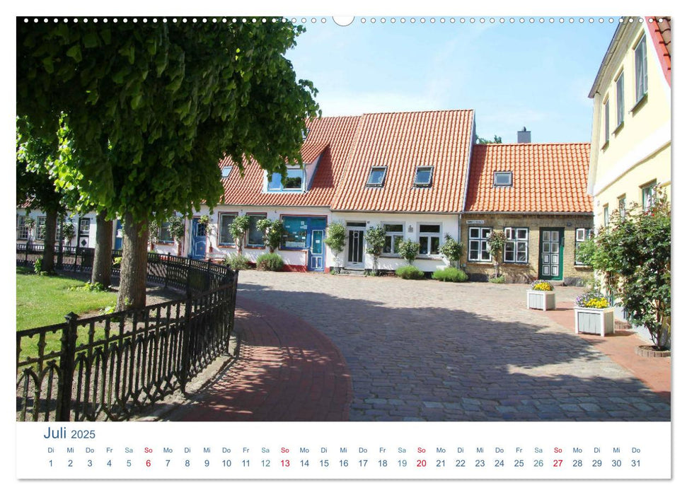 Der Holm 2025. Historische Fischersiedlung in Schleswig (CALVENDO Premium Wandkalender 2025)