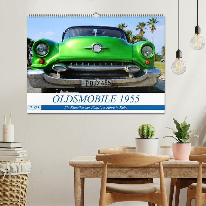 OLDSMOBILE 1955 - Ein US-Oldtimer in Kuba (CALVENDO Wandkalender 2025)