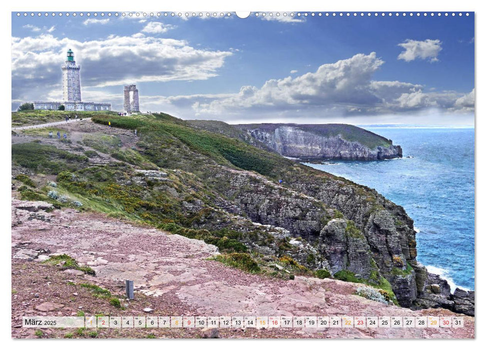 Normandie und Bretagne-faszinierend abwechslungsreich (CALVENDO Premium Wandkalender 2025)