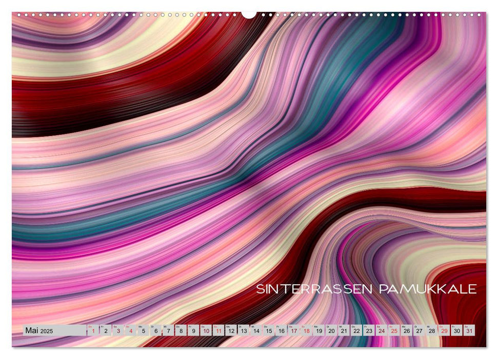 Landschaften Abstract Design (CALVENDO Premium Wandkalender 2025)