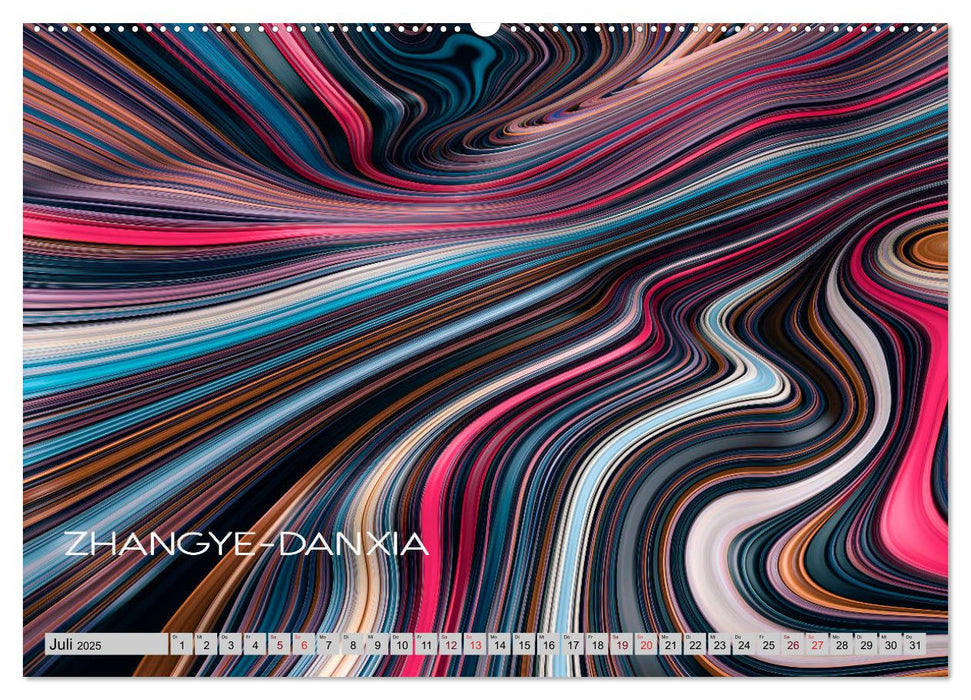 Landschaften Abstract Design (CALVENDO Premium Wandkalender 2025)