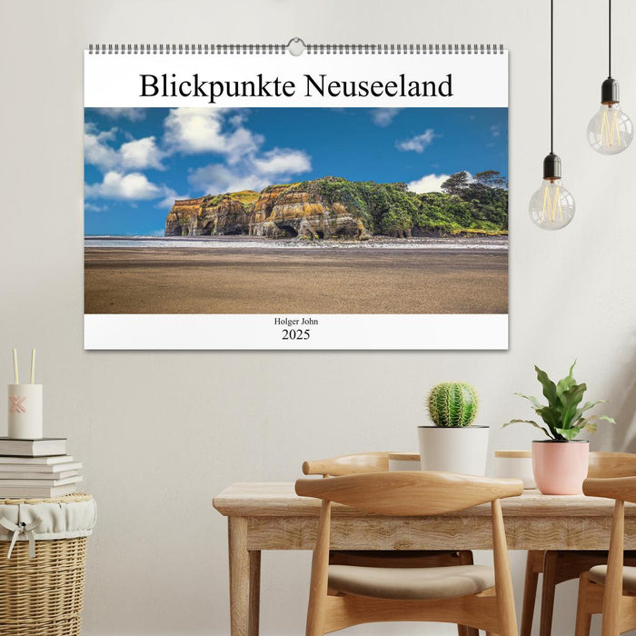 Blickpunkte Neuseeland (CALVENDO Wandkalender 2025)