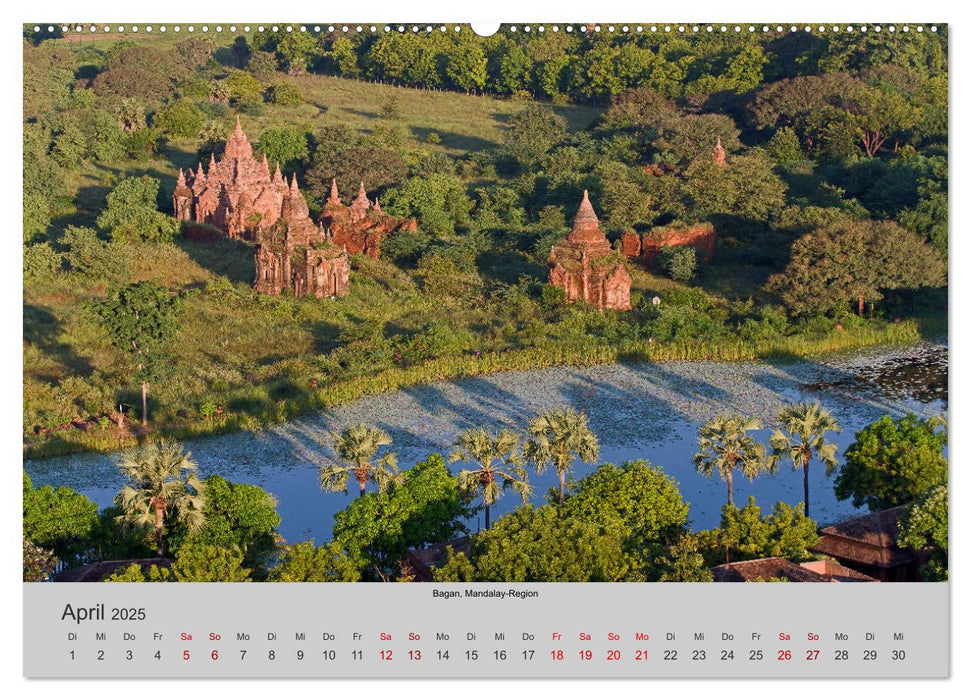 Myanmar 2025 (CALVENDO Premium Wandkalender 2025)