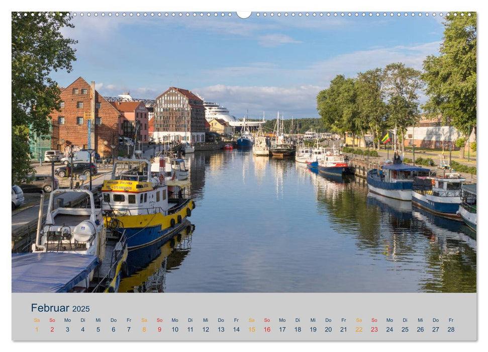 Charmante Baltische Städte entlang der Ostsee (CALVENDO Wandkalender 2025)