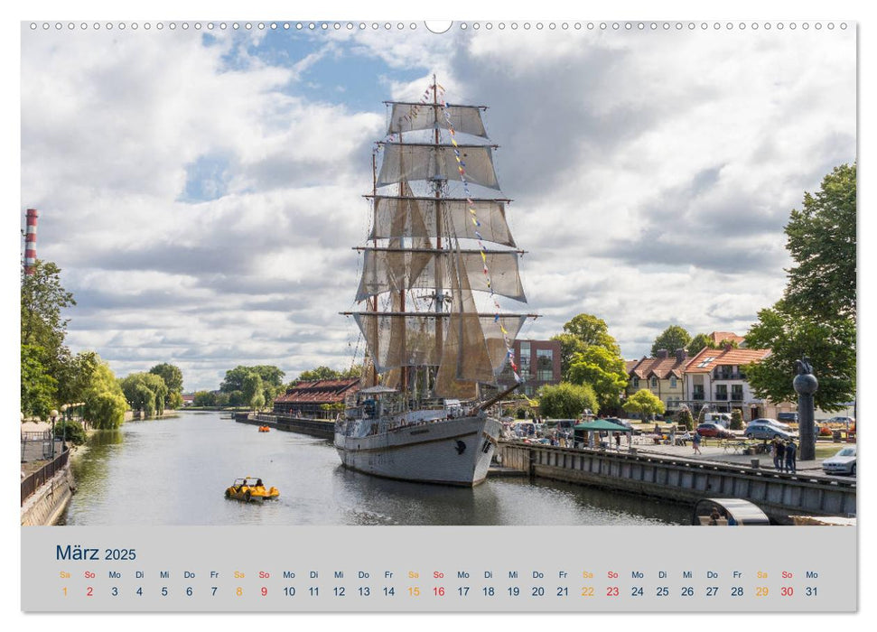 Charmante Baltische Städte entlang der Ostsee (CALVENDO Wandkalender 2025)