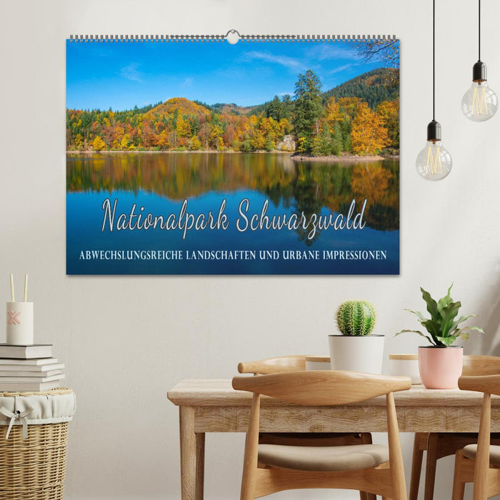 Nationalpark Schwarzwald – abwechslungsreiche Landschaften und urbane Impressionen (CALVENDO Wandkalender 2025)