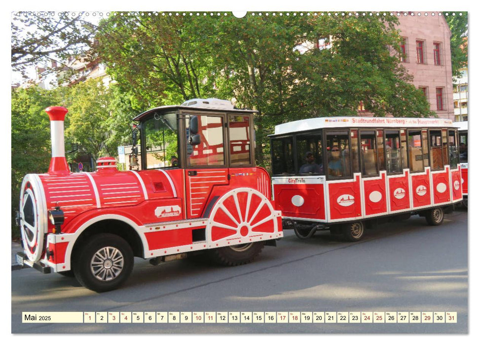 Unterwegs in Nürnbergs Altstadt (CALVENDO Premium Wandkalender 2025)